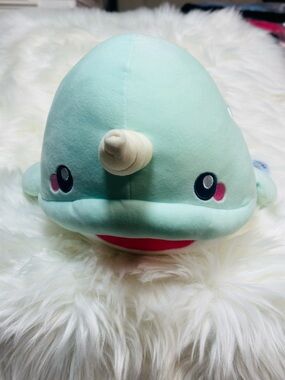 Takashoji Narwhal plush "mochi-style"
